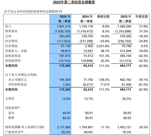 中芯国际，2024年净利润达36.99亿元的背后